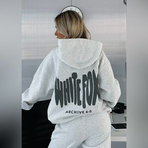 White Fox Archive 6.0 Oversized Hoodie Haze - Size M/L